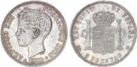 Spanien 5 Pesetas 1898 Madrid Alfonso XIII. 1886-1941 -