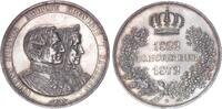 Doppeltaler 1872  Sachsen König Johann und Königin Amalie von Sachsen  1854-1873 vz-st mit leichter Patina