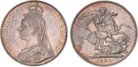 Großbritannien Crown 1890 Victoria 1837-1901 -