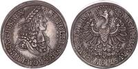 Doppeltaker  o. Jahr ( um 1670) Hall  Römisch Deutsches Reich, Österreich Leopold I. 1657-1705 vz mit alter Patina