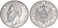 Baden 5 Mark 1898 Großherzog Friedrich I. 1852-1907 ss-vz 195,00 EUR  + 13,99 EUR frais d'envoi
