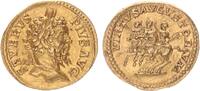 Römische Kaiserzeit Aureus 201/210 Rom Septimus Sebverus 193-211 SUP