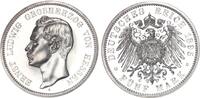5 Mark 1895  Hessen Großherzog Ernst Ludwig 1892-1918 PP, min. Haarlinien