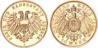 Lübeck 10 Mark 1904 Freie und Hansestadt Lübeck vz-st 2750,00 EUR  + 10,00 EUR frais d'envoi