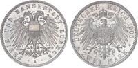 Lübeck 2 Mark 1905 Freie und Hansestadt Lübeck Prachtexemplar, fast stgl 345,00 EUR  + 13,99 EUR frais d'envoi