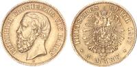 Baden 5 Mark 1877 Großherzog Friedrich I. 1852-1907 kl. Rdf., vz 575,00 EUR  + 10,00 EUR frais d'envoi
