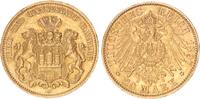 Hamburg 20 Mark 1897 Freie und Hansestadt Hamburg vz 795,00 EUR  + 10,00 EUR frais d'envoi