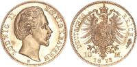 Bayern König Ludwig II. 1864-1886 10 Mark 1873  Prachtexemplar, fast stgl