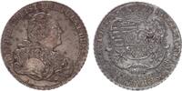 Taler 1763 Leipzig  Sachsen Friedrich Christian 5. Okt. - 7. Dez. 1763 vz mit alter Patina