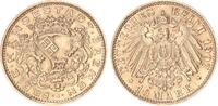 Bremen 10 Mark 1907 Freie und Hansestadt Bremen vz-st 2495,00 EUR  + 10,00 EUR frais d'envoi