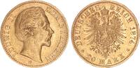 20 Mark 1874  Bayern König Ludwig II. 1864-1886 ss-vz