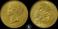 India 1 Mohur Victoria -