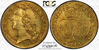France Louis d'or 1753/2 Paris Louis XV - TOP POP -
