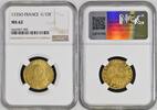 FRANCE Louis XV - Louis d'or 1735 Riom - NGC MS 62 - TOP POP -