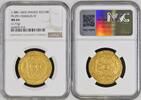 FRANCE Charles VI - Ecu d'or à la couronne - Villeneuve-lès-Avignon - NGC MS 64 -