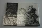 Großbritannien 20 Pounds 2013 Britische Kultur (Hl. Georg zu Pferd) FDC im BliFDCer, minim. angelaufen auf RS