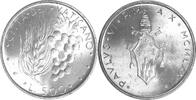 Vatikanstadt 500 Lire Weintraube und Gerstenähre -