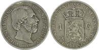 Niederlande 1 Gulden König Wilhelm III. (1849 - 1890) -
