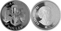 Kanada 1 Dollar Kunst in Kanada (Musikinstrumente und Buch zwischen Theatermasken) -