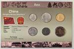 China Kursmünzensatz/Mixsatz - Asia -