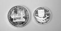 Italien, Italy 200 Lire & 500 Lire 1989 500. Jahrestag der Entdeckung Am... 32,00 EUR  + 15,00 EUR frais d'envoi