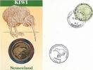 Neuseeland 20 Cent Numisbrief - Neuseeländische Vogelwelt Kiwi  4,00 EUR prix TTC + 15,00 EUR frais d'envoi