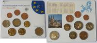 Deutschland, BRD, Germany 5,88 Euro Euro-Kursmünzensatz + 2 Euro Gedenkmünze Nordrhein-Westfalen -
