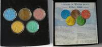 Liberia 5 x 5 Dollars Niobmünzen-Kollektion - Geschichte des Wintersports 1924-2006 -