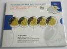 Deutschland, BRD, Germany 5 x 2 Euro Gedenkmünzen Set - Sachsen-Anhalt -