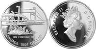 Kanada 1 Dollar 175 Jahre Dampfschifffahrt auf dem Ontaiosee (Frontenac) -