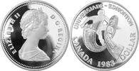 Kanada 1 Dollar XII. Weltsommerspiele der Studierenden (Universiade) 1983 in Edmonton (Sportler) -
