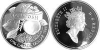 Kanada, Canada 1 Dollar 200. Jahrestag der Ankunft von John McIntosh in Kanada (Apfel mit Blütenzweig) -