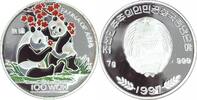 Korea 100 Won 1997 Asiatische Tierwelt (Zwei Pandas) PP gekapselt, leich... 18,00 EUR  + 15,00 EUR frais d'envoi