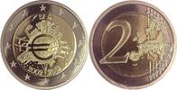 Belgien, Belgium, Belgie 2 Euro 10 Jahre Euro Bargeld im Zahlungsverkehr -