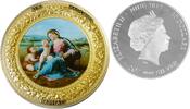 Niue 10 Dollars 2017 2 oz Perfection in Art (Raffael - Madonna Alba) PP ... 280,00 EUR  + 15,00 EUR frais d'envoi