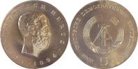 Deutsche Demokratische Republik, DDR 5 DDR Mark 75. Todestag von Heinrich Hertz -