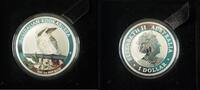 Australien 1 Dollar 1 oz Kookaburra im Etui (World Money Fair Berlin) -