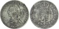 Gro&szlig;britannien 1/2 Crown 1889 Viktoria 1837-1901 s 40,00 EUR  + 15,00 EUR frais d'envoi