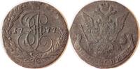Russland 5 Kopeken 1777 (EM) Katharina II. 1762-1796 ss 32,00 EUR  + 15,00 EUR frais d'envoi
