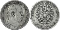 Deutschland/ Kaiserreich Preu&szlig;en 2 Mark 1876 (C) Wilhelm I. 1861 - 1888 ... 27,00 EUR  + 15,00 EUR frais d'envoi