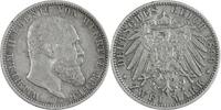 Deutschland/ Kaiserreich W&uuml;rttemberg 2 Mark 1899 (F) Wilhelm II. 1891 - ... 30,00 EUR  + 15,00 EUR frais d'envoi