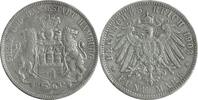 Deutschland/ Freie und Hansestadt Hamburg 5 Mark 1903 (J) Stadtwappen ss... 68,00 EUR  + 15,00 EUR frais d'envoi