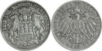 Deutschland/ Freie und Hansestadt Hamburg 5 Mark 1904 (J) Stadtwappen ss 75,00 EUR  + 15,00 EUR frais d'envoi