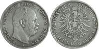 Deutschland/ Kaiserreich Preu&szlig;en 5 Mark 1874 (A) Wilhelm I. 1861 - 1888 ss 70,00 EUR  + 15,00 EUR frais d'envoi