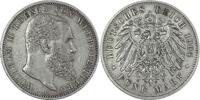 Deutschland/ Kaiserreich W&uuml;rttemberg 5 Mark 1904 (F) Wilhelm II. 1891 - ... 75,00 EUR  + 15,00 EUR frais d'envoi