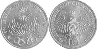 Deutschland, BRD, Germany 10 DM XX. Olympische Sommerspiele 1972 in München - olympisches Feuer -