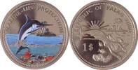 Palau 1 Dollar Schutz der Meeresfauna (Speerfisch in Farbe) -