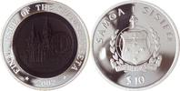 Samoa (Apia) 10 Tala Abschied von der Spanischen Peseta (Onyx) -