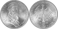 Deutschland, BRD, Germany 5 DM 500. Todestag von Johannes Gutenberg -