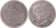 Ägypten, Egypt 10 Qirsh Abd al Hamad II. 1876-1909 -
